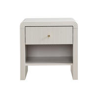 NACHTTISCH - 48 x 40 - holz - beige Mirenalo - Beige, Holz (48/50/40cm) - Vente-Unique