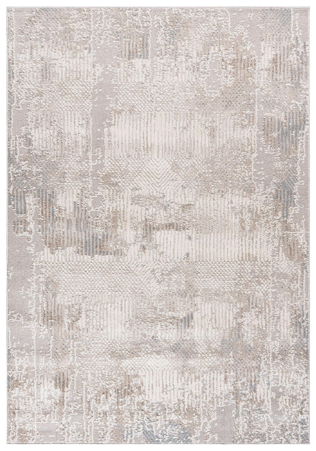 MAZOVIA TEPPICH JS16A - Beige, Graphitfarben - 200 x 300 cm - Beige/Graphitfarben, Textil (200/300cm) - Mazovia