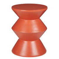 BEISTELLTISCH Pieces - Rot, Keramik (35/35/46cm) - Butlers