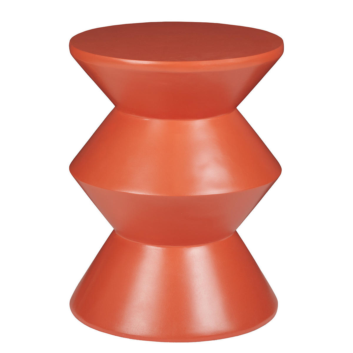 BEISTELLTISCH Pieces - Rot, Keramik (35/35/46cm) - Butlers