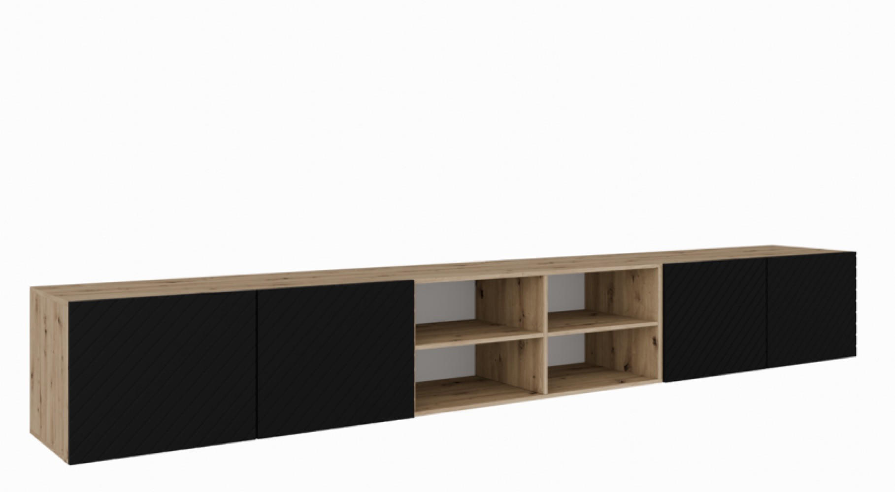 Sepro Meble Tv-Schrank Schwarz 300x41x40 cm
