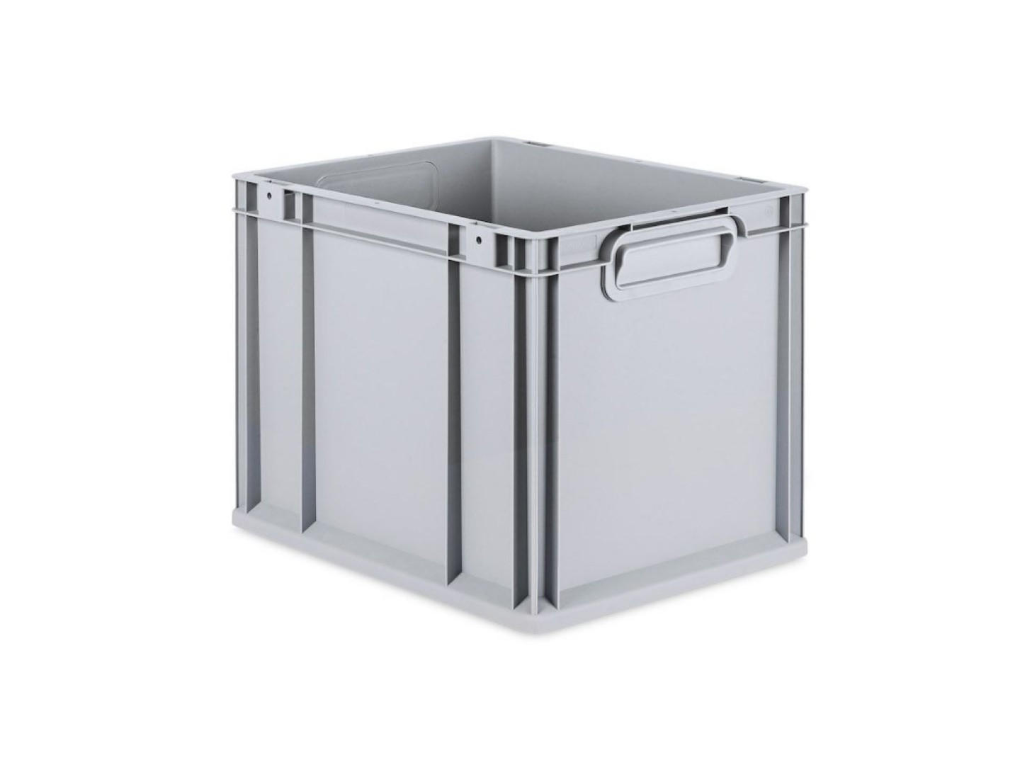 EUROBOX 5x Nextgen Economy Griffe Geschlossen 32x30x40cm 30 Liter - Grau, Kunststoff (30/32/40cm) - PROREGAL