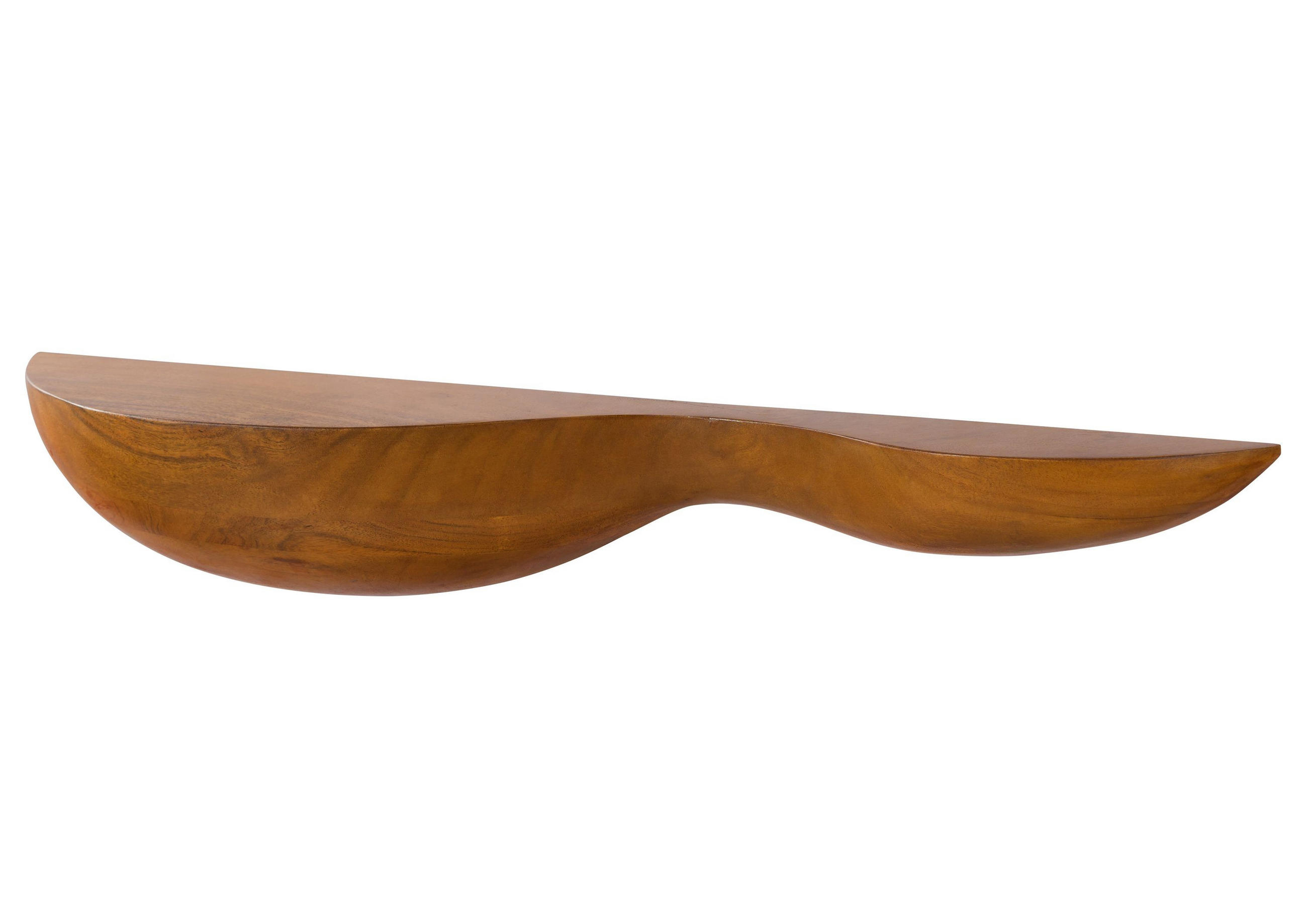 WANDREGAL Akazie 100x15x15 natur lackiert MONTREAL #137 - Naturfarben, Holz (100/15/15cm) - Massivmoebel24