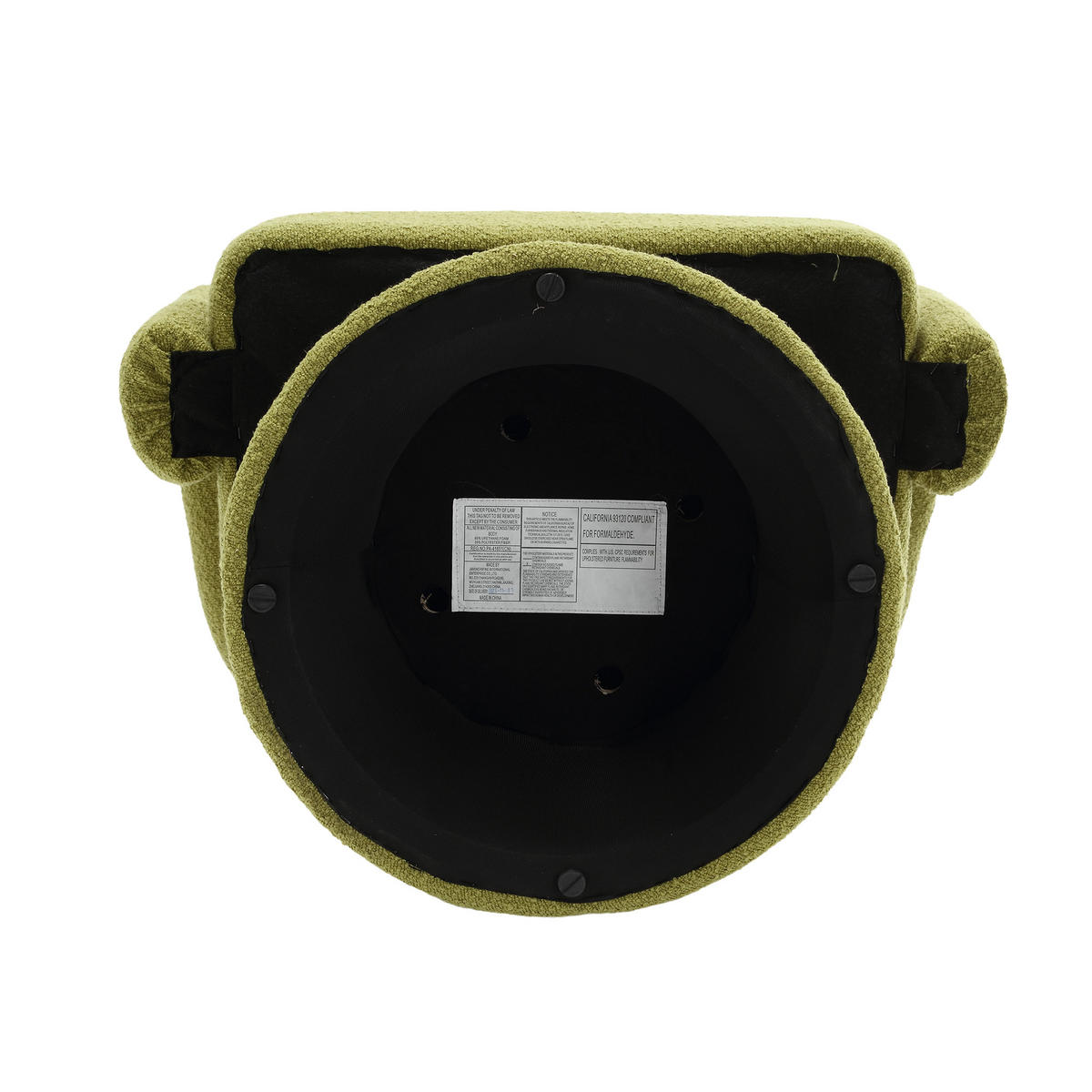 SESSEL 360° drehbar mit Boucle-Bezug, DE-42217, Oliv - Olivgrün, Holzwerkstoff (55/74/67cm) - ComfortXL