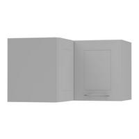 ECKHÄNGESCHRANK Kvantum W12/60/36 Dust Grey Matt / Grau Matt 60 / 60 / 36cm - Grau, Holz/Holzwerkstoff (60/36/60cm) - Feldmann-Wohnen