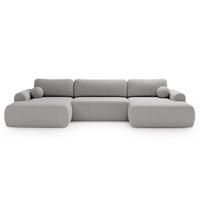 ECKSOFA U Savana Grau - Grau, Holz/Textil (344/177cm) - Graingold