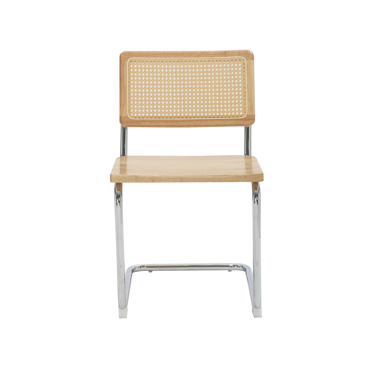 STUHL 2-tlg., Beige - Beige, Holz (48/79/55cm) - Oviala