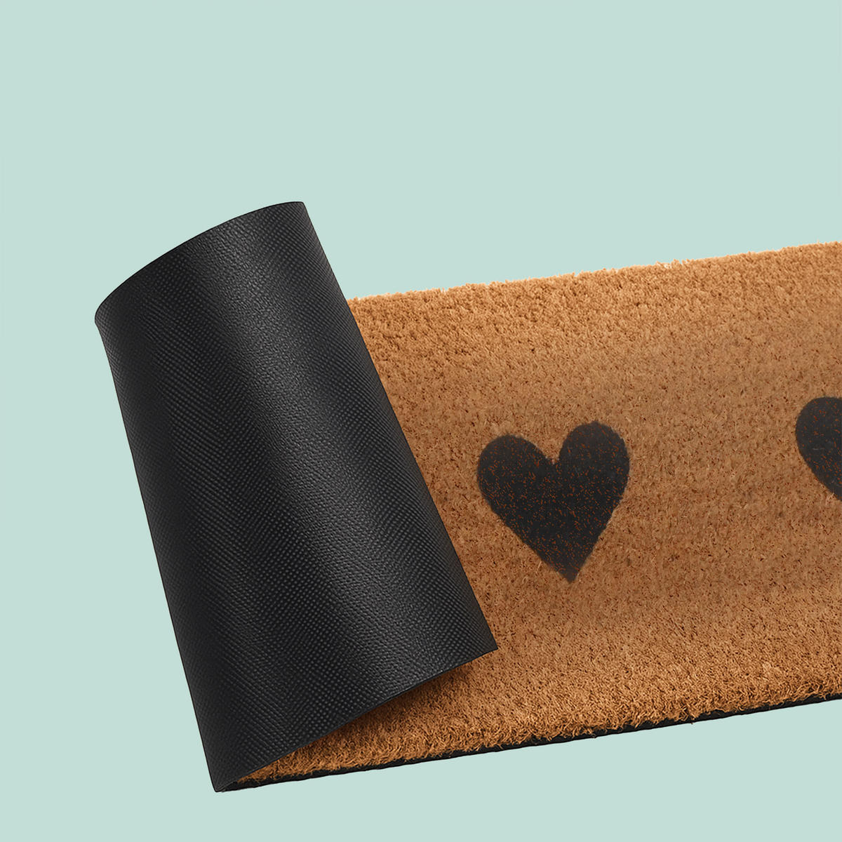 ROHOŽ - svetlohnedá, textil/plast (75/25cm) - Relaxdays