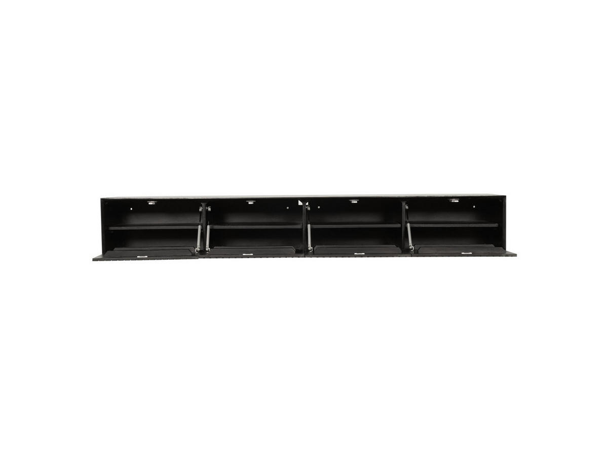 LOWBOARD Dimora Mangoholz 200 cm / 35 cm Schwarz - Schwarz, Holz (200/30/35cm) - Villa Möbel
