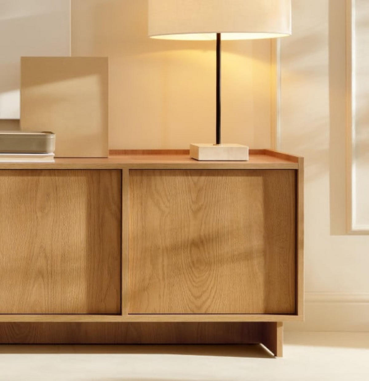 TV-SCHRANK Eiche Rtv - Eichefarben, Holzwerkstoff (147/55/39cm) - Sepro Meble