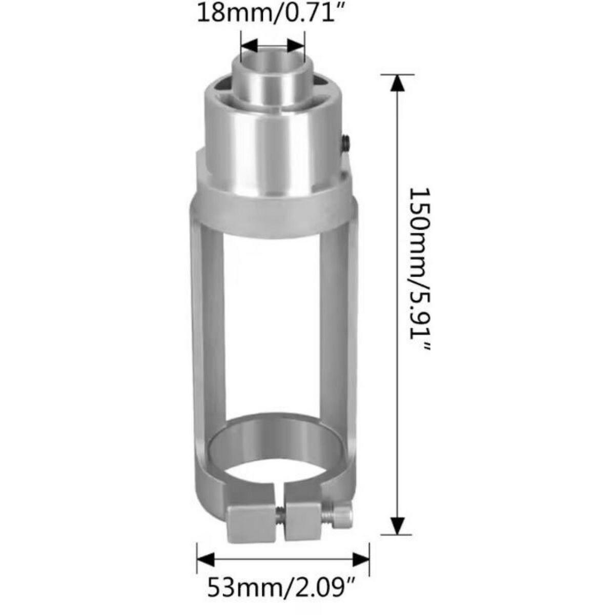 BOHRER – Vierkantloch - Silberfarben, Metall (15/6/1cm) - DCA