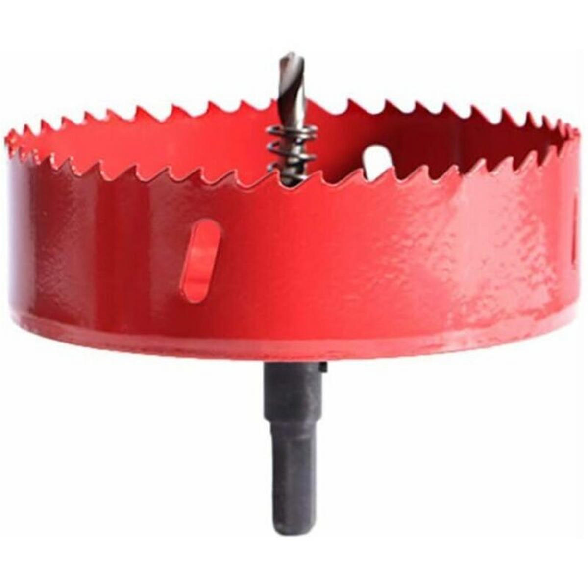 BOHRER - 110 mm - zum Bohren von Löchern in Holz und Aluminium. - Schwarz, Metall (11/6.8/6.8cm) - DCA