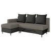 ECKSOFA Tom, Seite: Links - Grau, Holz/Kunststoff (215/133cm) - MIRJAN24