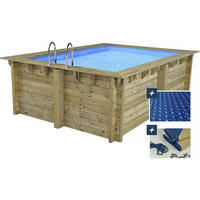 POOL AUS HOLZ maldives - Braun, Holz (3.2/3.2cm) - Habitat Garten