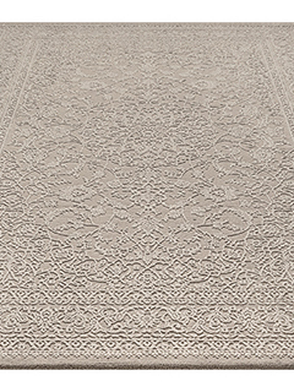 KURZFLORTEPPICH Uni KASOS Polyester Beige 200 x 290 cm - Beige, Textil (200/290cm) - KADIMA DESIGN