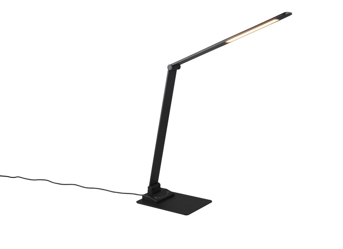 TISCHLAMPE TRAVIS - Schwarz - 0/0/71.9 cm - Schwarz, Metall (15.5/15.5/71.9cm) - Trio Leuchten