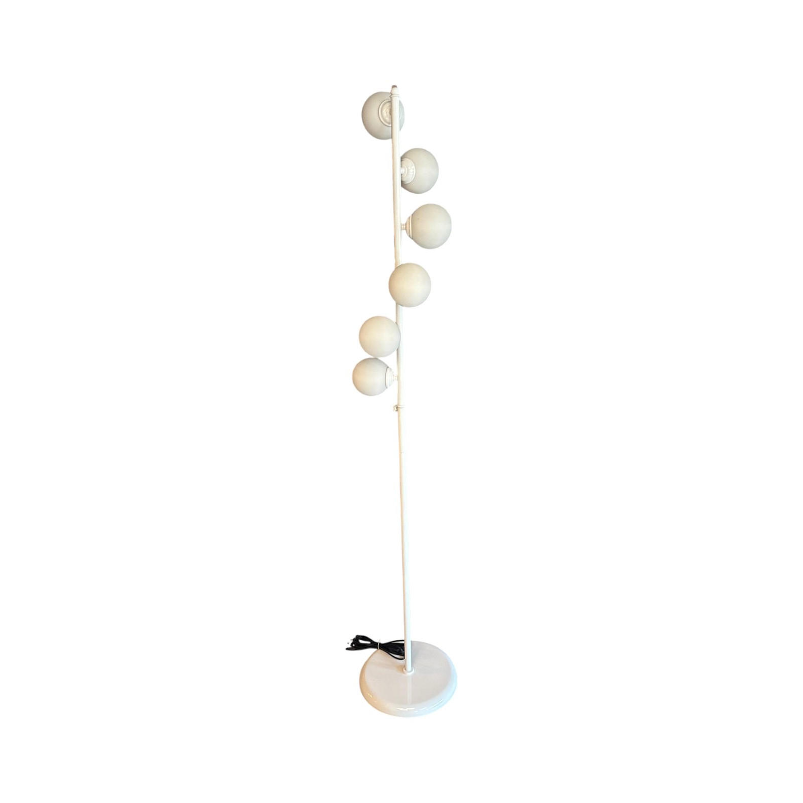 STEHLEUCHTE Orbion 148 Cm - Weiß, Metall (30/30/148cm) - Bamyum