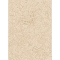FOTOTAPETE Blumen 200 x 279 cm - Beige, Papier (200/279cm) - ESTAhome