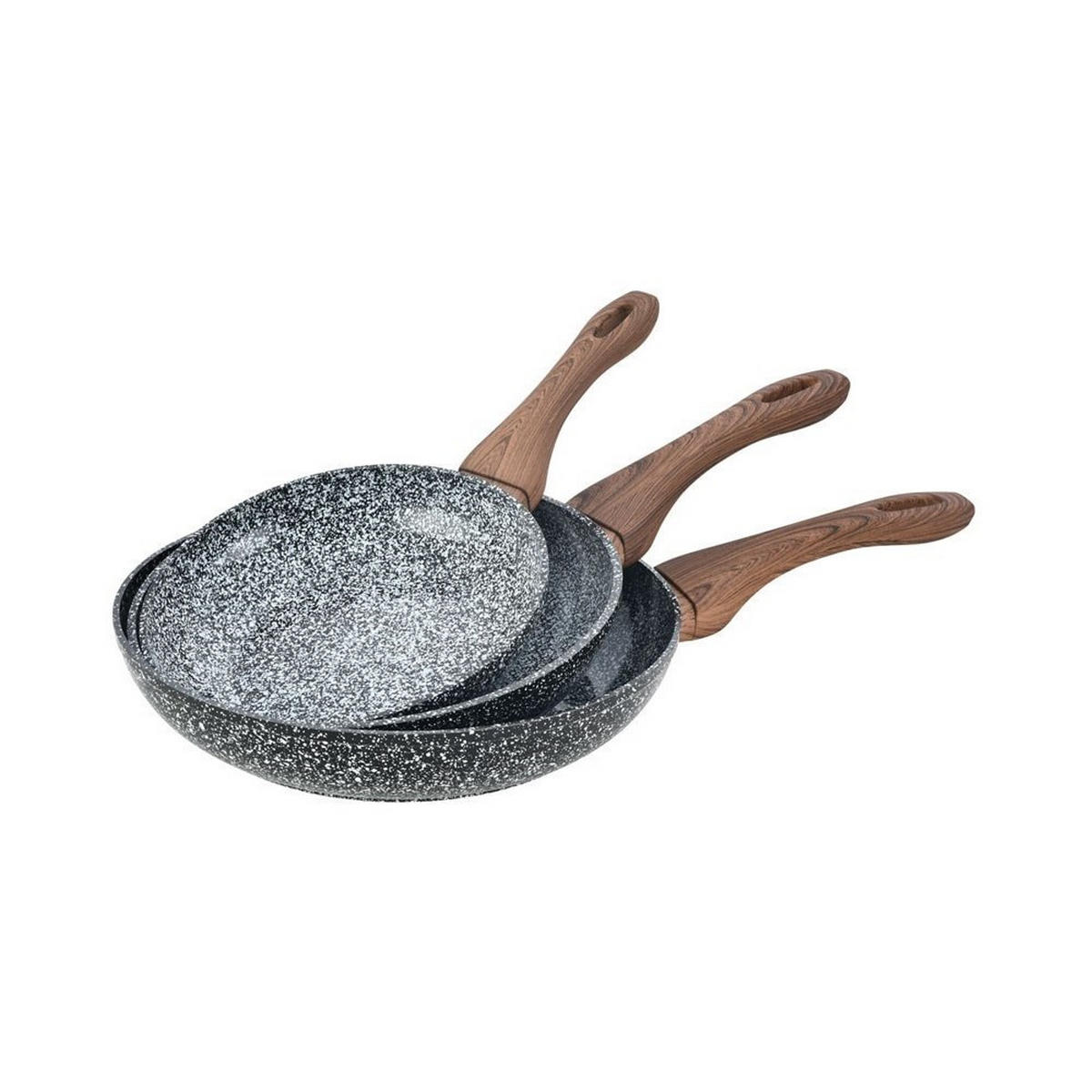 PFANNENSET Grau 28/28/5.5 cm KH1030 - Grau, Metall - Kinghoff 