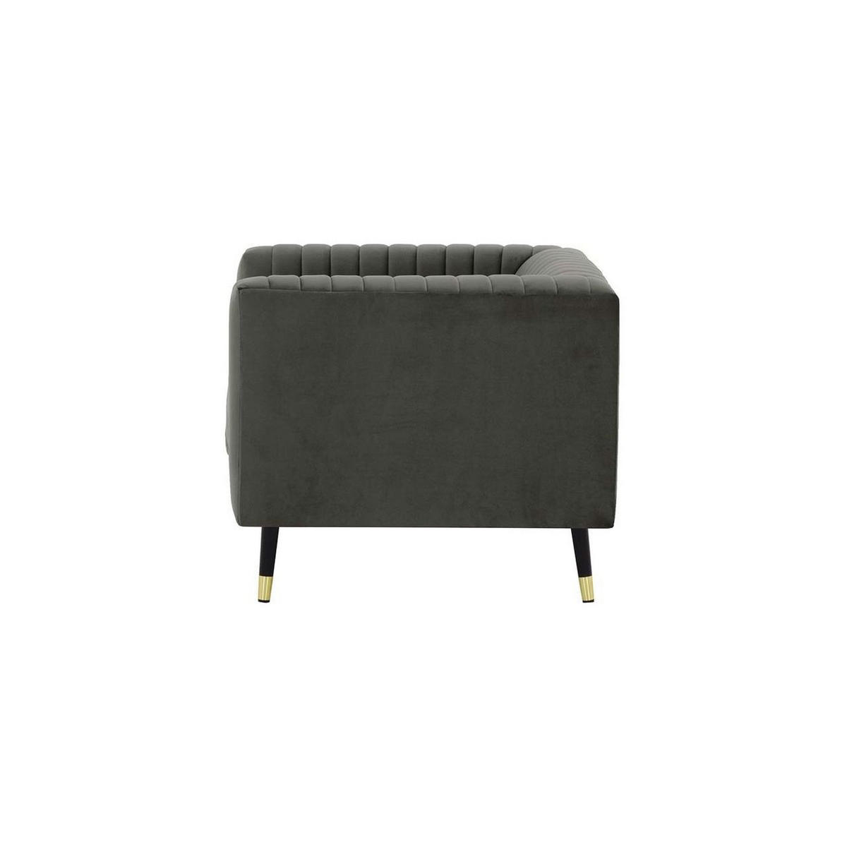 SESSEL Slender-Velluto 19 - Dunkelgrau, Holz/Textil (99/71/83cm) - SLF24