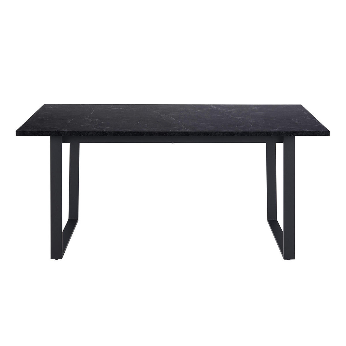 TISCHGRUPPE Schwarz - Schwarz, Holzwerkstoff (160/74/90cm) - ebuy24
