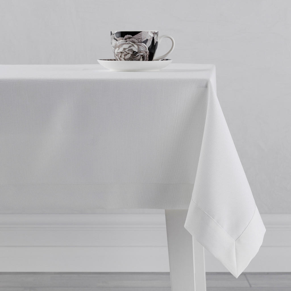 TISCHDECKE Lumiere3 - Weiß, Textil (220/150/1cm) - home&you
