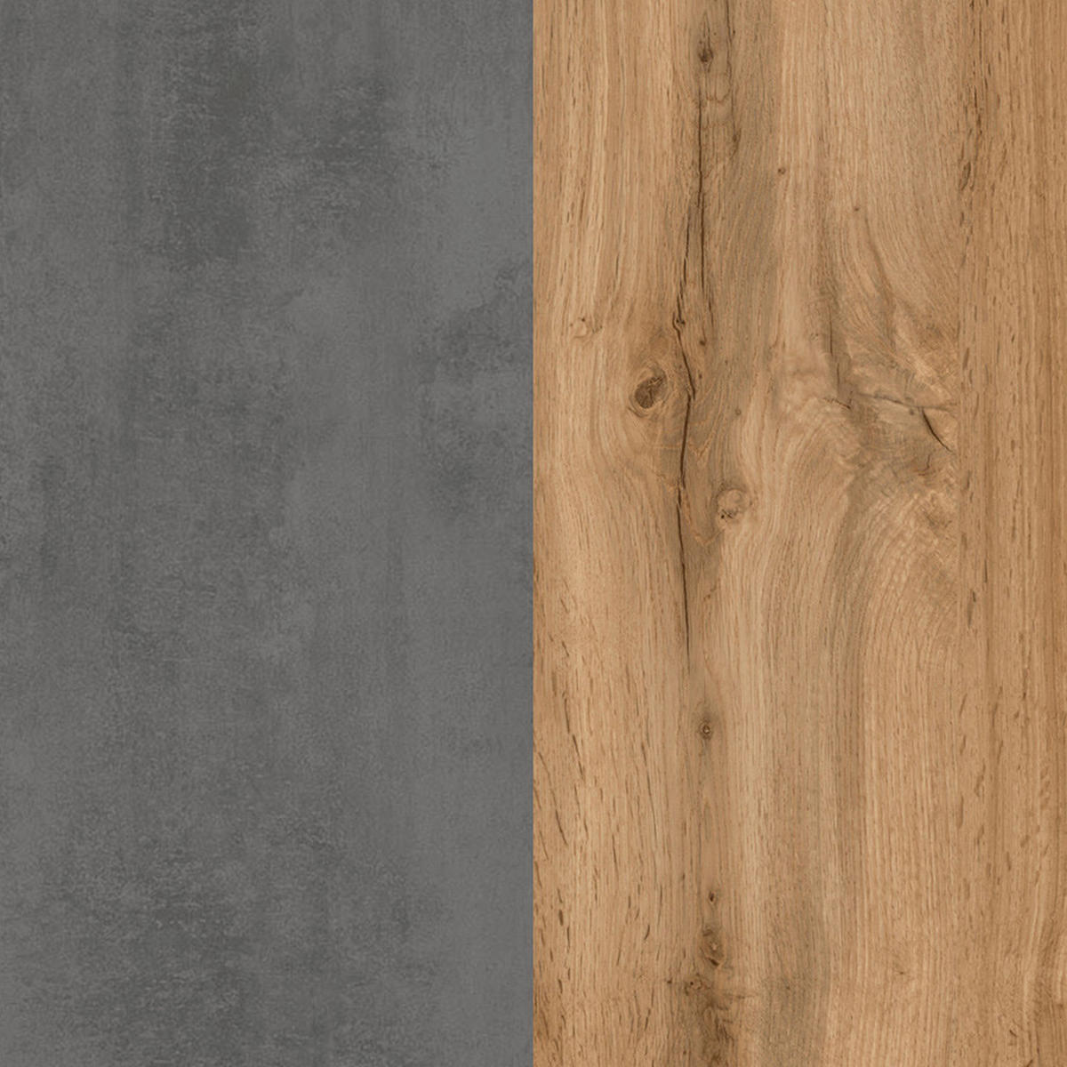 BADMÖBEL-SET 4-TLG. Vasto-03 - Grau, Holzwerkstoff (135/200/47cm) - Lomado