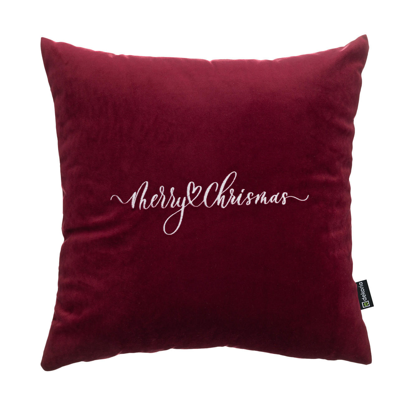 KISSENHÜLLE Winter Wish 43x43 cm - Rot, Textil (43/1cm) - Dekoria