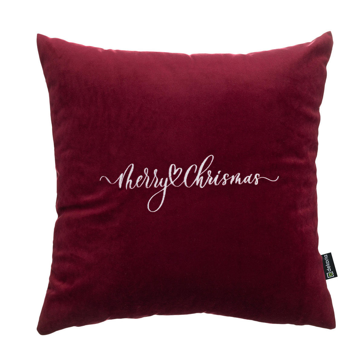 KISSENHÜLLE Winter Wish 43x43 cm - Rot, Textil (43/1cm) - Dekoria