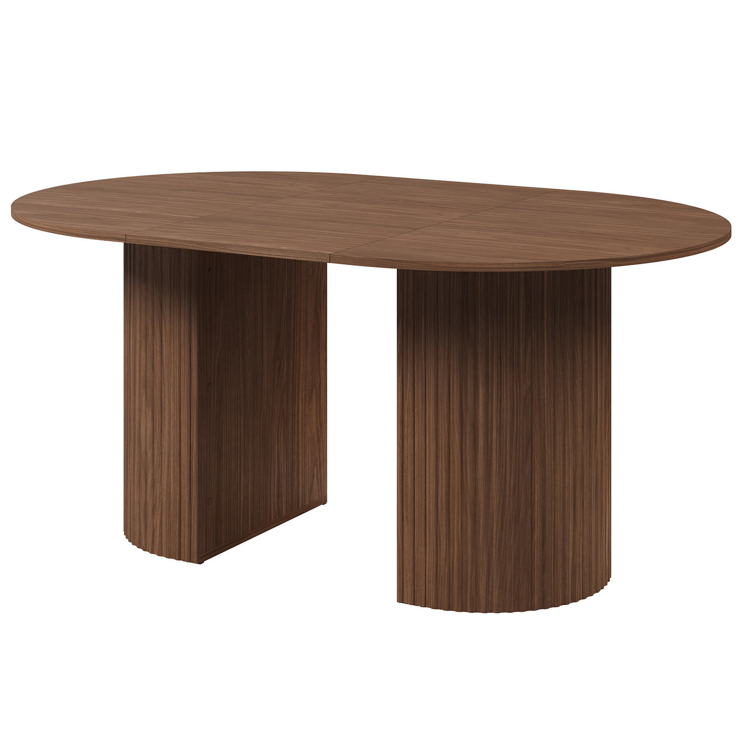 Beautysofa Esstisch Walnuss 120x77x110 cm