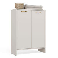 BADEZIMMERSCHRANK Kato - Beige, Holzwerkstoff (66/90/30cm) - kommodly