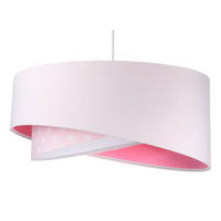 HÄNGELEUCHTE Rosa 50/23 cm - Pink, Kunststoff (50/1/23cm) - ONZENO
