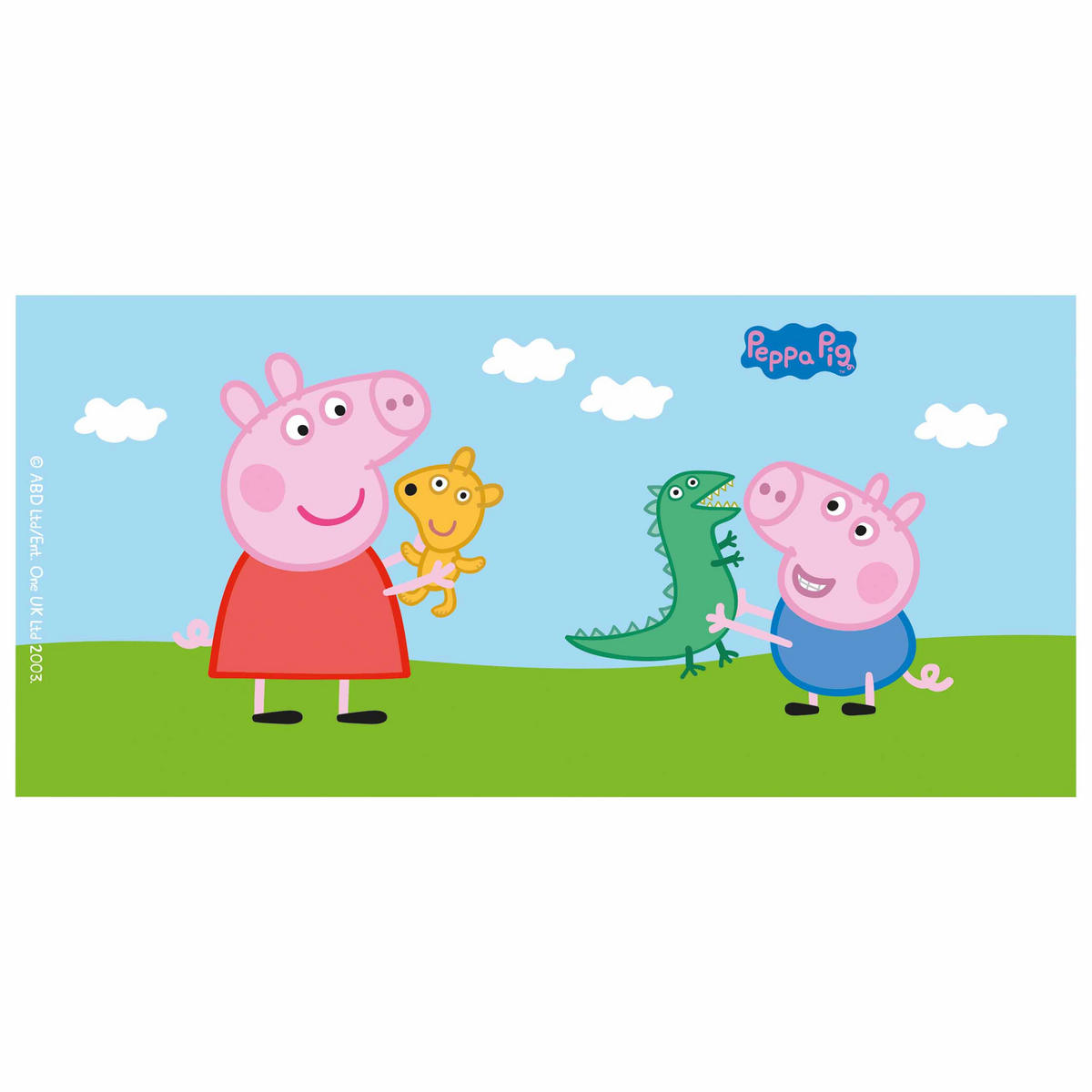 BECHER Peppa Wutz Stofftiere Weiß 320 mö - Weiß, Keramik (0.32L) - United Labels