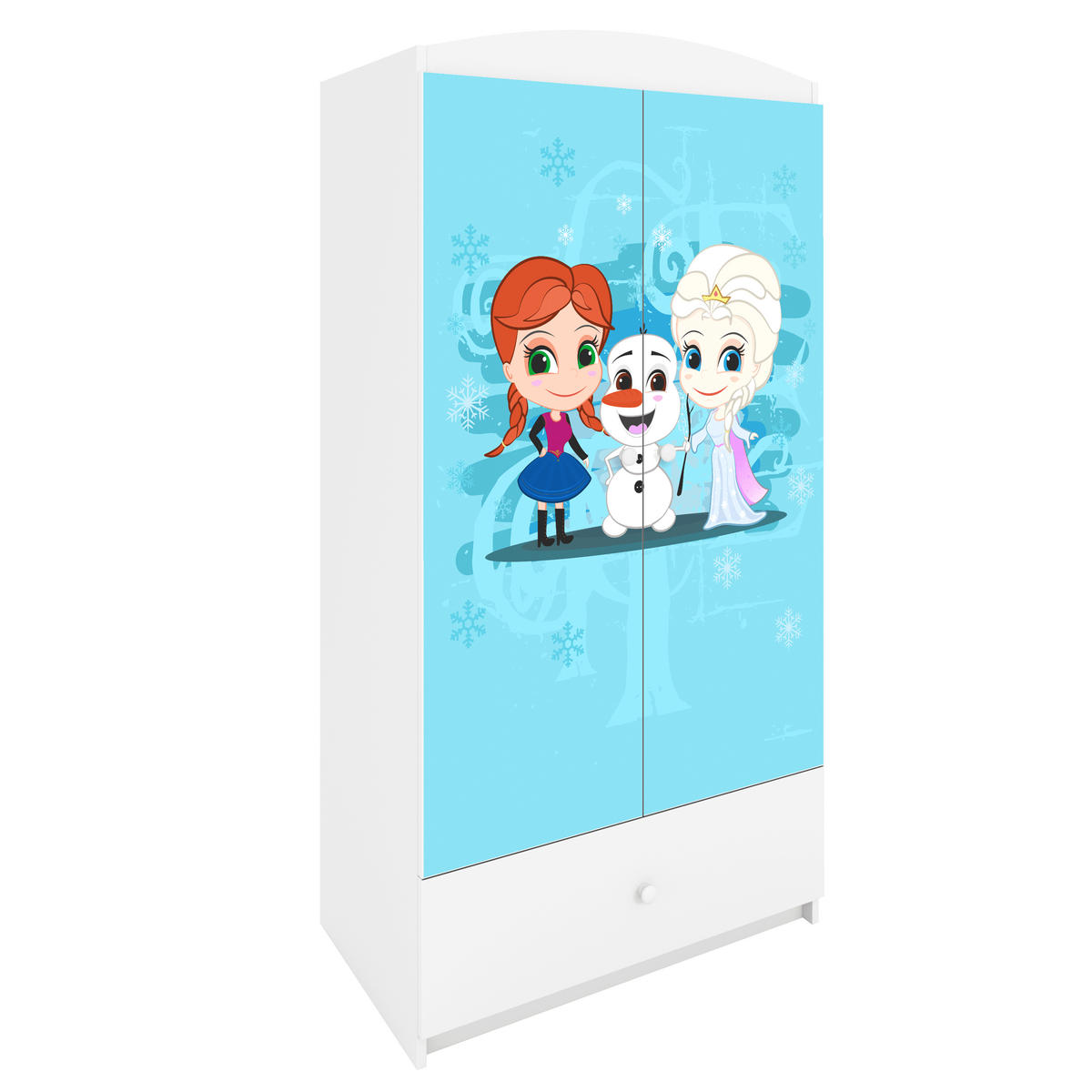 KINDERKLEIDERSCHRANK Eisberg 90/175/52 - Weiß, Holzwerkstoff (90/175/52cm) - Kocot Kids