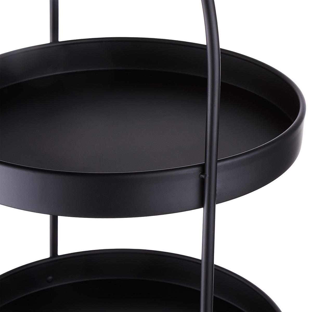 ETAGERE Sideline - Schwarz, Metall (25/35cm) - Butlers