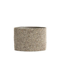 LAMPENSCHIRM Osire Grau 45/21/32 cm - Grau, Textil (45/21/32cm) - Light & Living