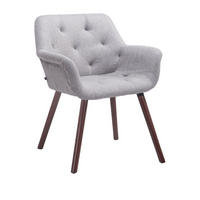 WOHNZIMMERSTUHL Stoff grau - Grau, Textil (67/83/60cm) - CLP