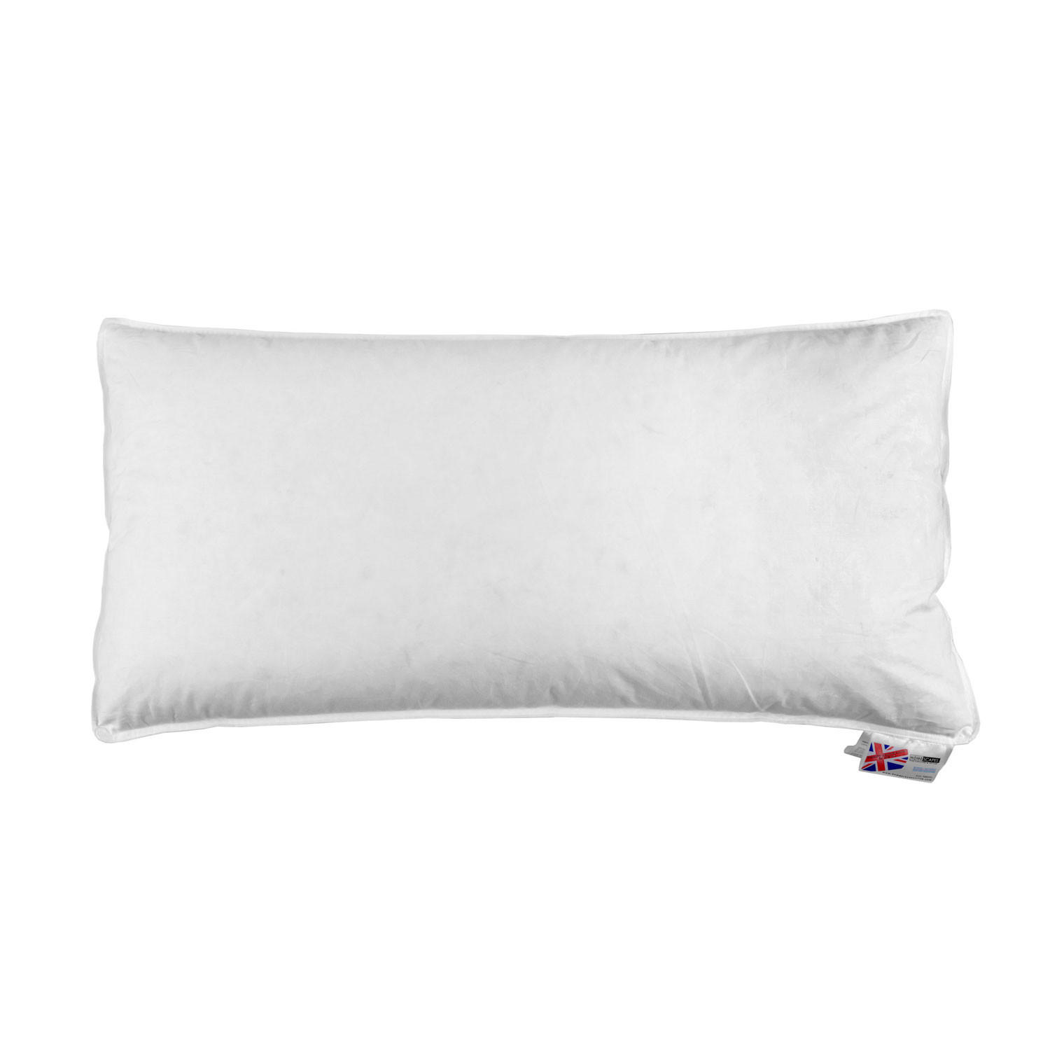 DAUNENKISSEN Kopfkissen Gänsedaunen 40/80 cm - Weiß, Textil (40/80cm) - Homescapes