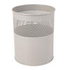 PAPIERKORB halbperfortiert Aus Metall 15 Liter 32x26 cm AlumInium - Silberfarben, Metall (26/32/26cm) - PROREGAL