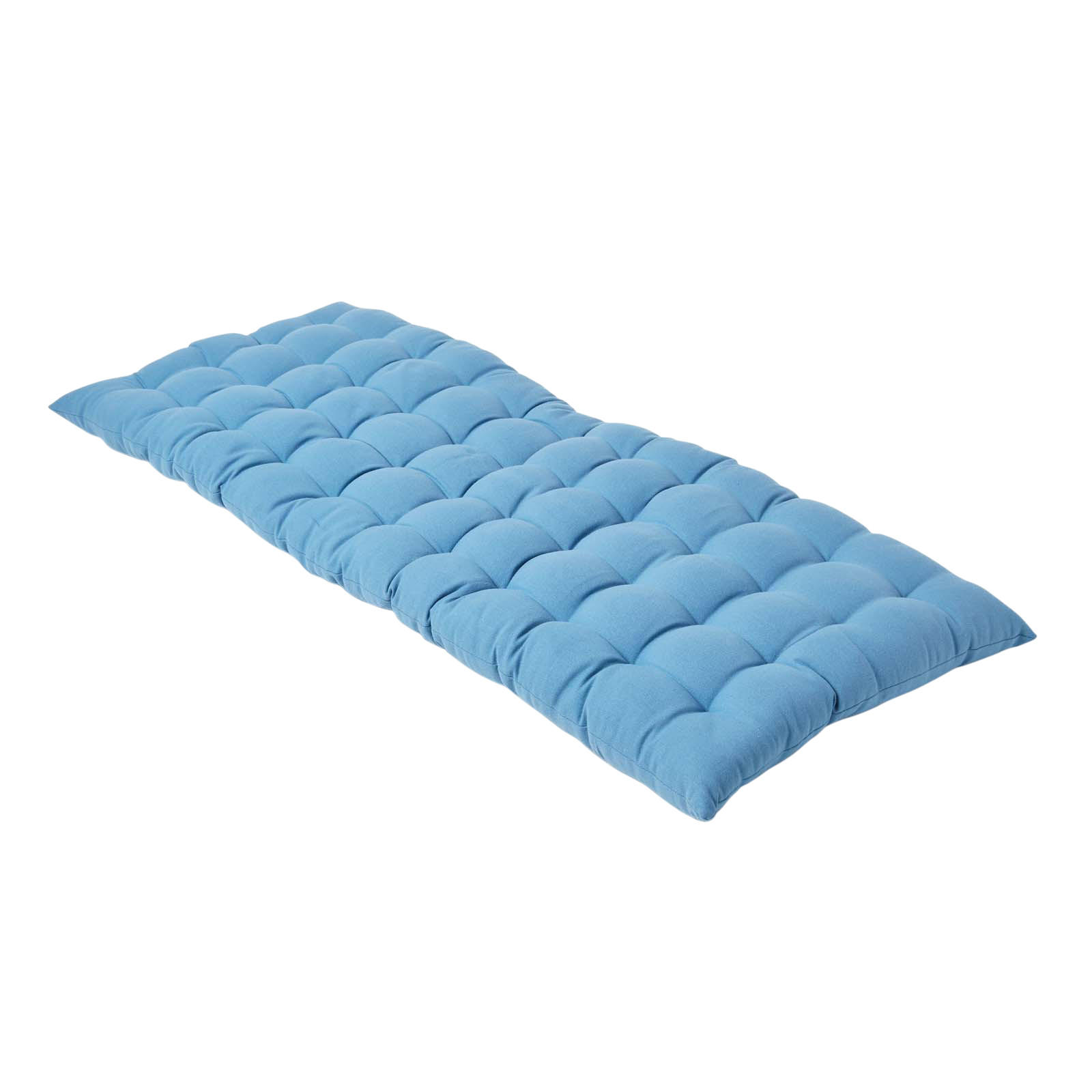 BANKAUFLAGE 2-Sitzer blau 108/42/5 cm - Blau, Textil (108/42/5cm) - Homescapes