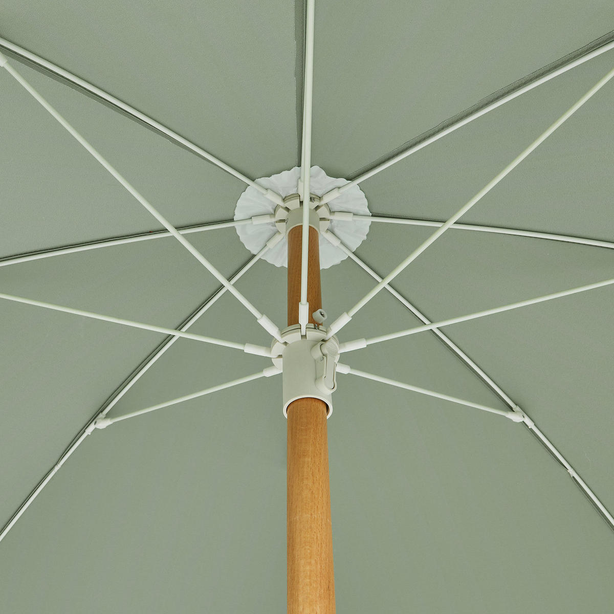 STRANDSCHIRM Boho Lounge - Grün, Holz/Textil (160/160cm) - Butlers