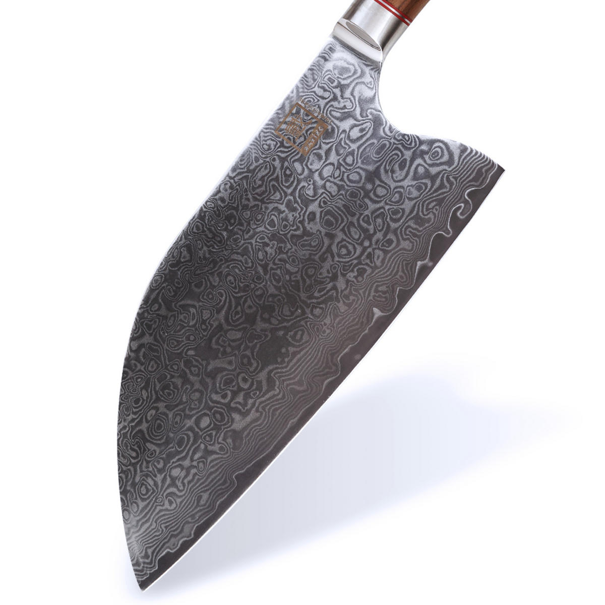 CHAI-DAO-KOCHMESSER 20 cm - Nussbaumfarben, Holz/Metall (34cm) - Zayiko