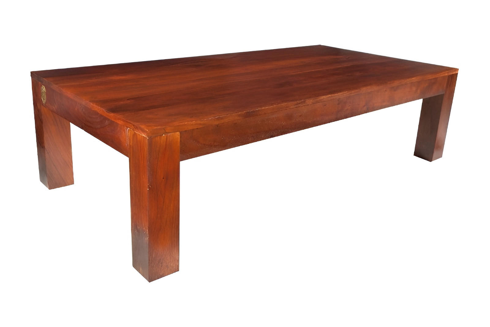 COUCHTISCH Akazie 120x75x40 nougat lackiert OXFORD #448 - Dunkelbraun, Holz (120/75/40cm) - Massivmoebel24