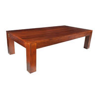 COUCHTISCH Akazie 120x75x40 nougat lackiert OXFORD #448 - Dunkelbraun, Holz (120/75/40cm) - Massivmoebel24