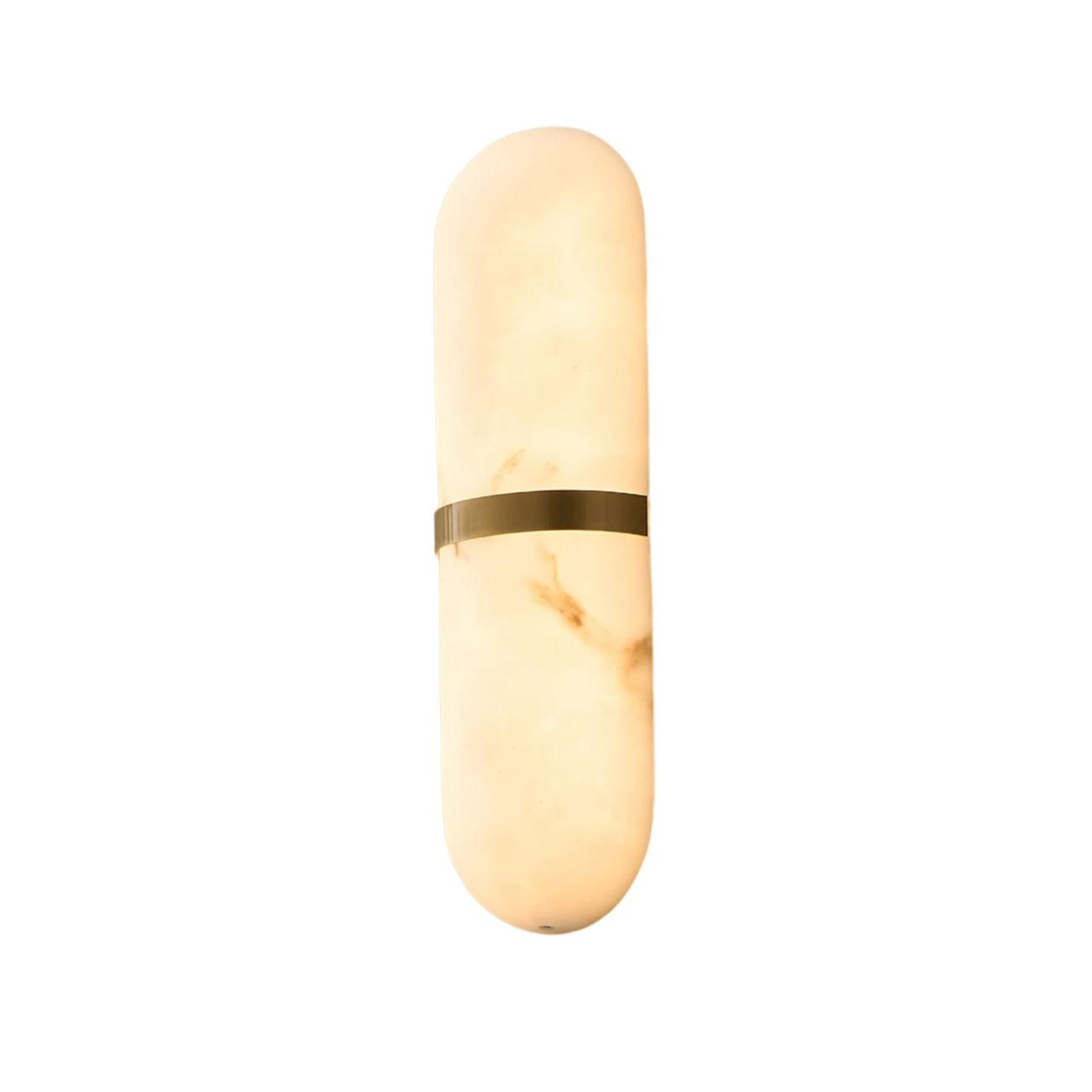 WANDLEUCHTE Positano, Weiß und Gold, 40cm - Weiß, Metall (12/12/40cm) - KOSILUM