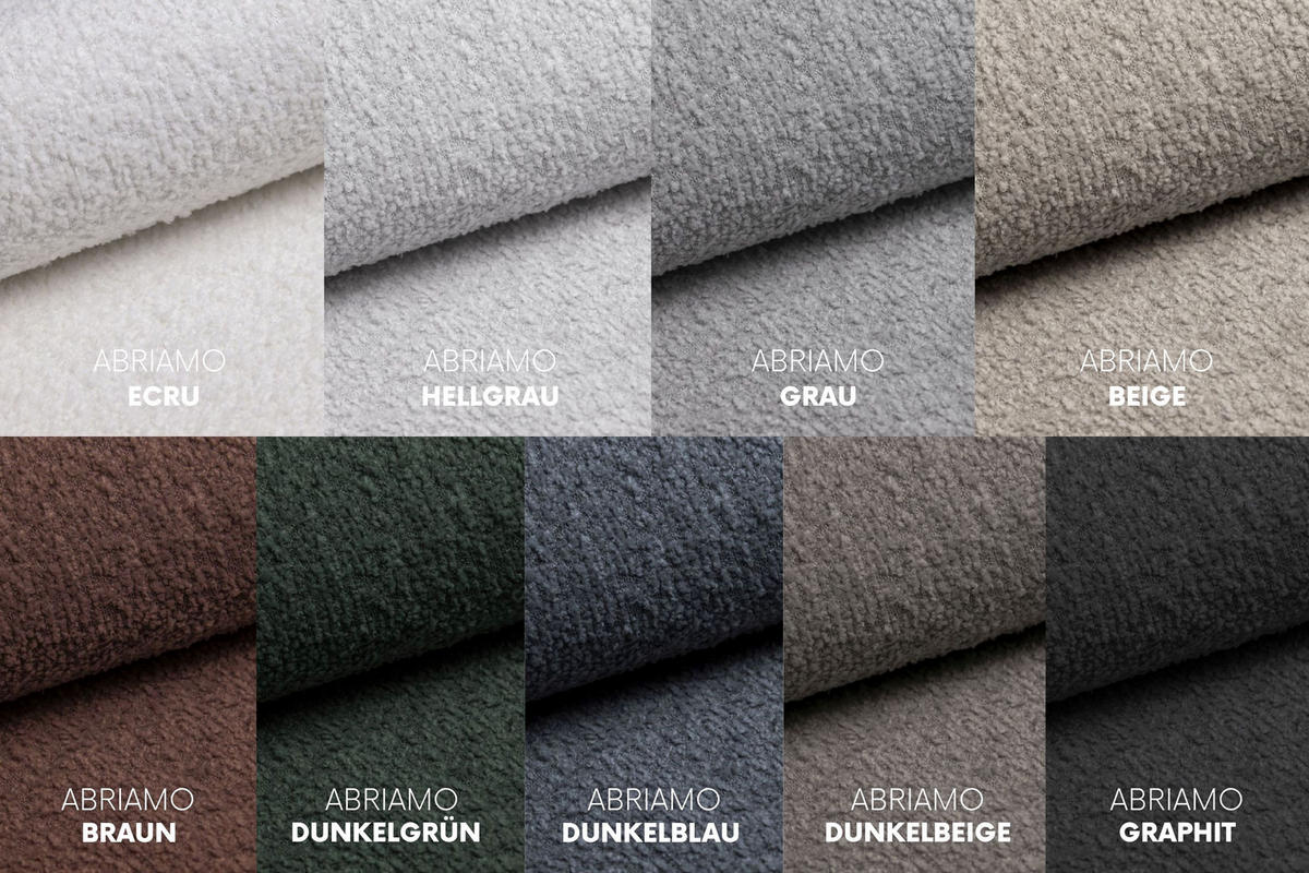 ECKSOFA Mit Schlaffunktion Und Bettkasten L-Form BEST Stoff Abriamo Ecru Rechts - Ecru, Holz/Textil (244/142cm) - Kaiser Möbel