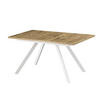 ESSTISCH SVEN 120-160/80/76 cm Eiche - Eichefarben, Holz (80/120/76cm) - B&D Home