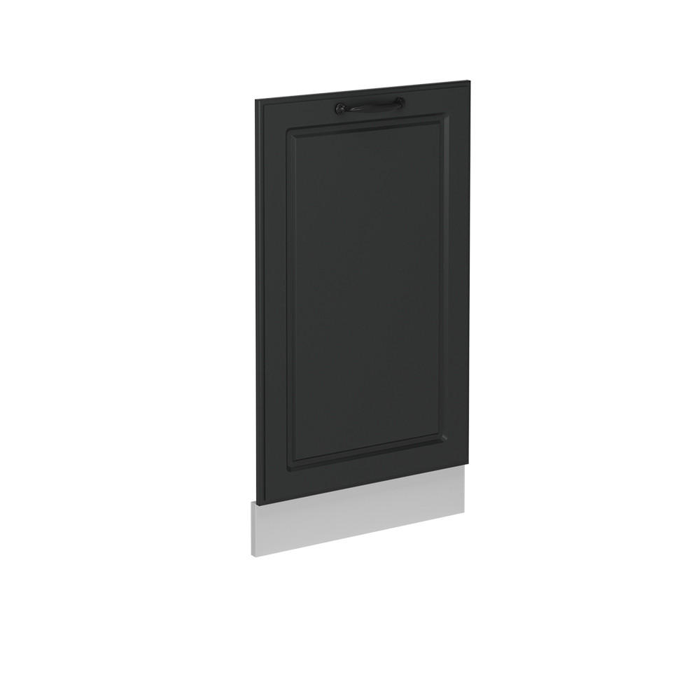 DISKMASKINENS FRONTPANEL R-Line Antracit hus på landet 45 cm utan bänkskiva Antracit, Vit 81.8/45/1.6 cm