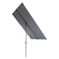 BALKONSCHIRM Hego 1,3x1,8m Anthrazit Gartenschirm Sonnenschirm - Anthrazit, Kunststoff (130/130cm) - DELUKE