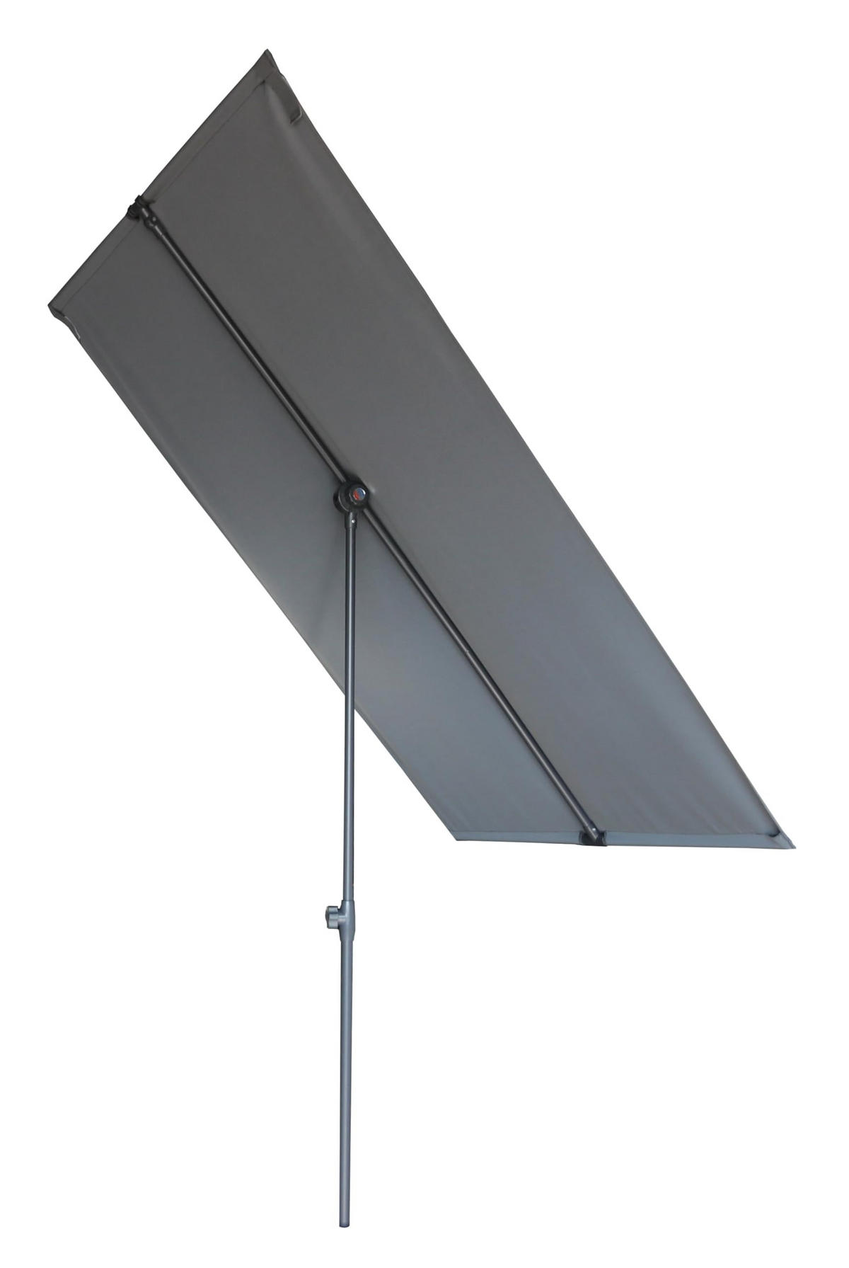 BALKONSCHIRM Hego 1,3x1,8m Anthrazit Gartenschirm Sonnenschirm - Anthrazit, Kunststoff (130/130cm) - DELUKE